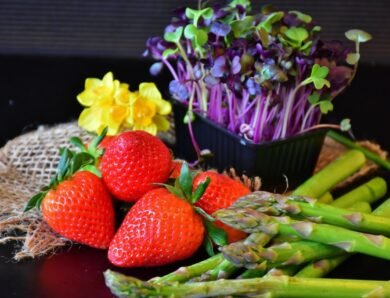 Fresh vegetable and fruit  are available here