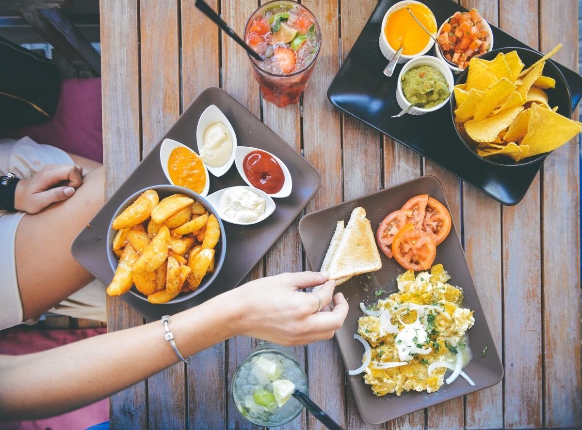 Vegetable breakfast make my day with friends