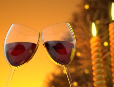 Wine  dish meal food on the table are well tastes