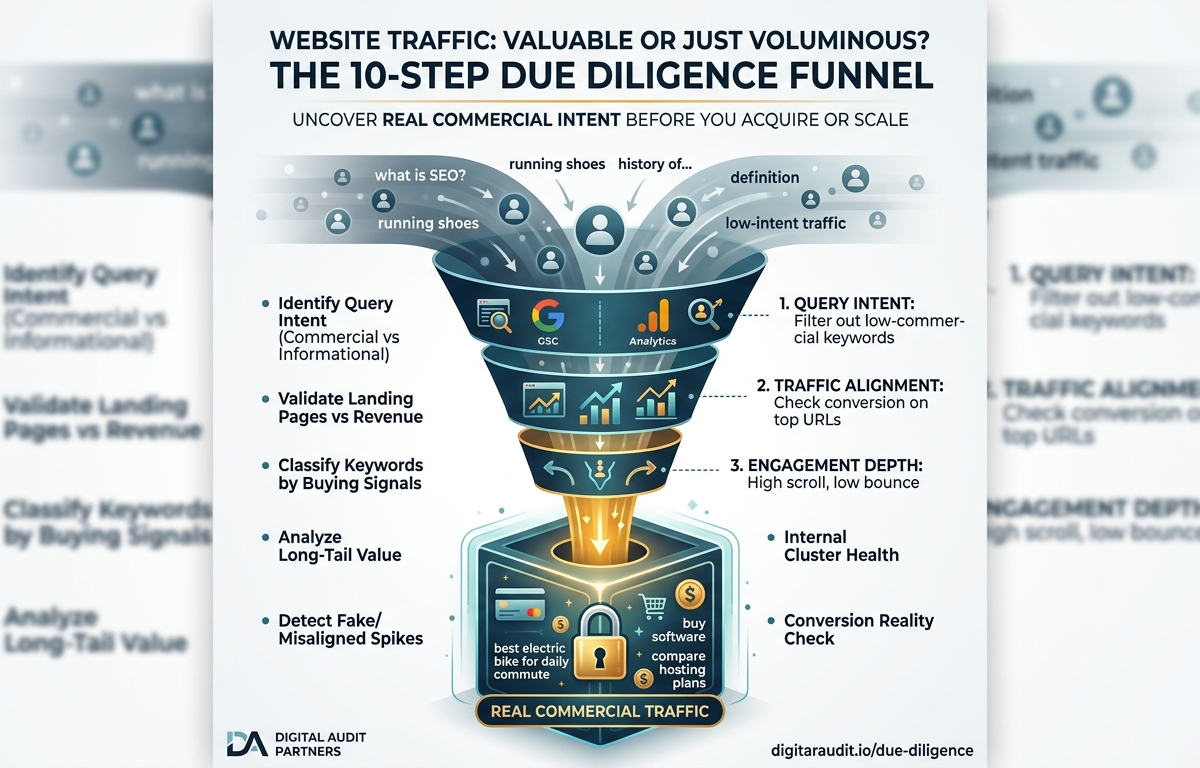Website Due Diligence: How to Evaluate Real Traffic Intent