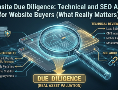 Website Due Diligence: Technical and SEO Audit for Website Buyers (What Really Matters)