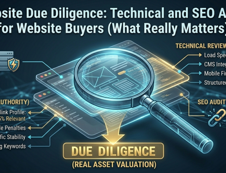 Website Due Diligence: Technical and SEO Audit for Website Buyers (What Really Matters)